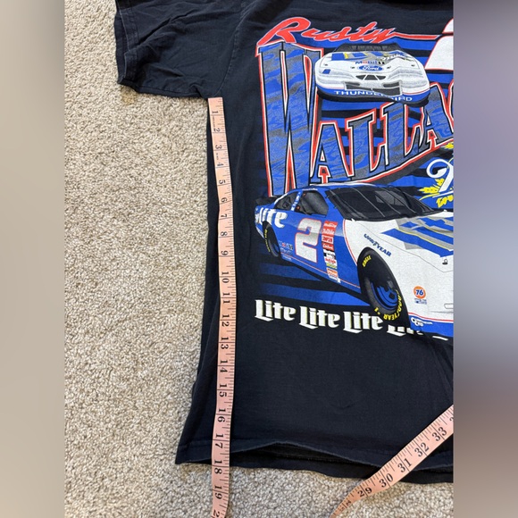 Vintage Rusty Wallace‎ Miller Racing NASCAR Shirt Large - Picture 6 of 7